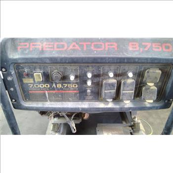 Predator 8,750 gas powered generator