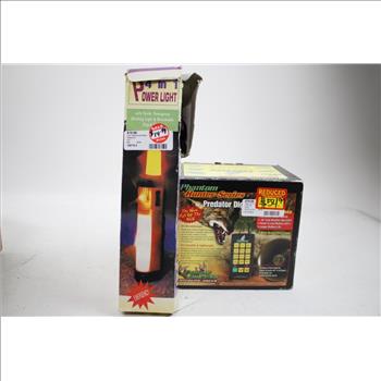 Predator Digital Cell, Old Timer Knives, Solar Panel, And More, 6 Pieces