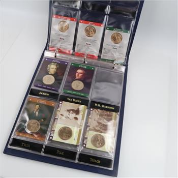 Presidential Dollars Collection Album, 10+ Pieces