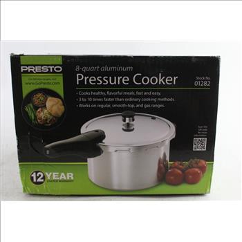 Presto 8-Quart Aluminum Pressure Cooker