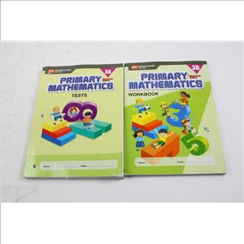 Primary Mathematics Textbooks, 4 Pieces