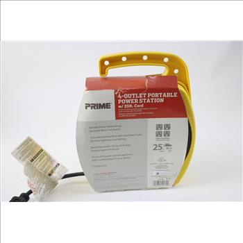 Prime 4-Outlet Portable Power Station, 25ft.