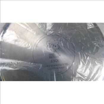 Princess House Tri-Ply Stainless Steel 3.5 QT. Simmer Pan