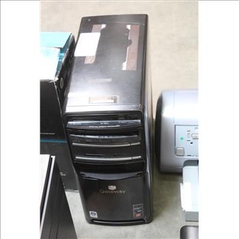 Printers & Gateway Computer Tower; 5 Pieces