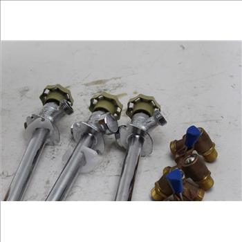 Pro Line Washing Machine Valves, Anti-siphon Proof Sillcock 6 Pieces