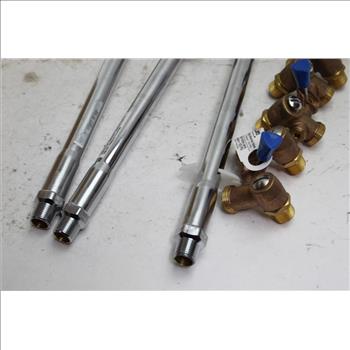 Pro Line Washing Machine Valves, Anti-siphon Proof Sillcock 6 Pieces