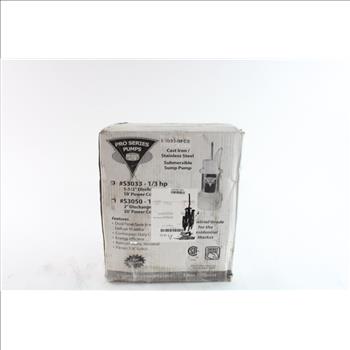 Pro Series Pumps Submersible Sump Pump