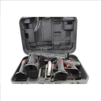 Pro Source Power Tool Set, Light, Drill, Reciprocating Saw, And More, 6 Pieces