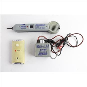 Progressive Electronics Inductive Amplifier With Red Cross Flashlight