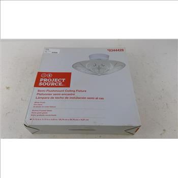 Project Source Semi Flushmount Ceiling Fixture