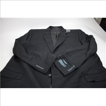 Pronto Uomo 2-Button Dark Gray Executive Suit Jacket, 52L