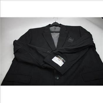 Pronto Uomo Suit Jacket And Slacks, Black, 52L/47W