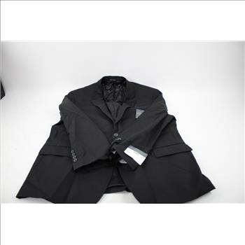 Pronto Uomo Suit Jacket, Black, Size 46R