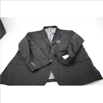 Pronto Uomo Suit Jacket, Black, Size 56R