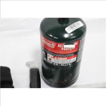 Propane Canister, Knifes And More