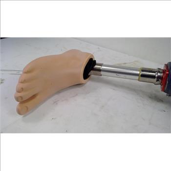 Prosthetic Right Leg With Liners In Bag