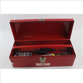 Proto Metal Tool Box With Tools, 15+ Pieces