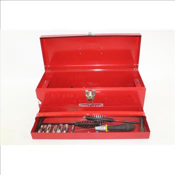 Proto Metal Tool Box With Tools, 15+ Pieces