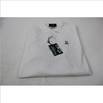 PsychoBunny Large White Polo, And Penguin Large White Button-Up, 2 Pieces