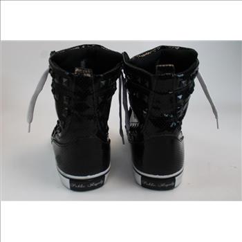 Public Royalty Black High Top Shoes Size 10.5