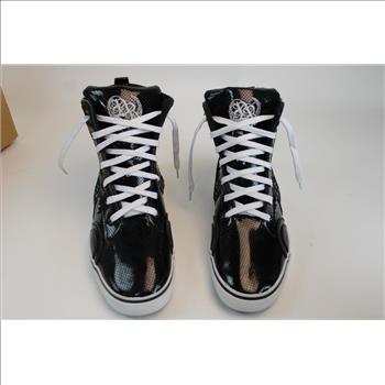 Public Royalty Black High Top Shoes Size 10.5