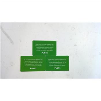 Publix Gift Cards, 3 Pieces