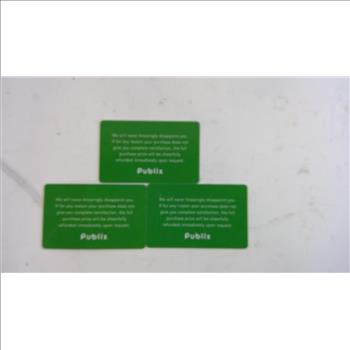 Publix Gift Cards, 3 Pieces