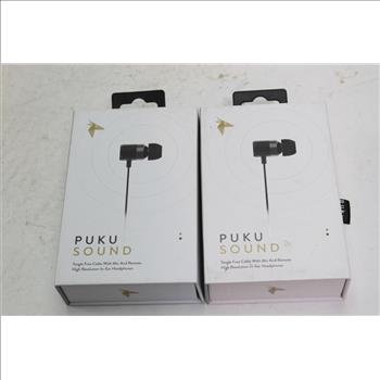 Puku Sound Earphones, 2 Pieces