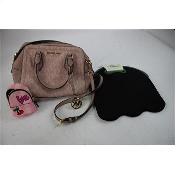 PUMA Backpack, Michael Kors Handbag, Victoria's Secret Coin Bag, Bottle Bags, 4 Pieces