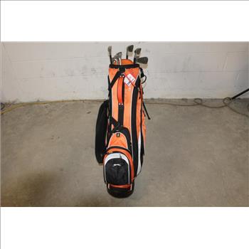 Puma Golf Bag With Clubs, 11 Pieces