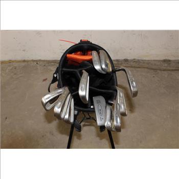 Puma Golf Bag With Clubs, 11 Pieces