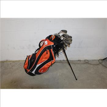 Puma Golf Bag With Clubs, 11 Pieces