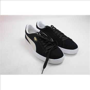 PUMA Men's Suede Classic Sneakers, Black, Size 11