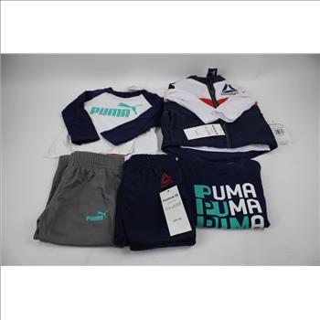 Puma, Reebok, Calvin Klein Kids Clothing Bulk Lot, 10+ Pieces