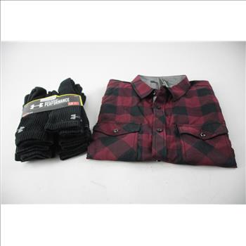 Puma Slip On Slides, Under Armour Black 6 Pk Long Socks, And More, 3+ Pieces