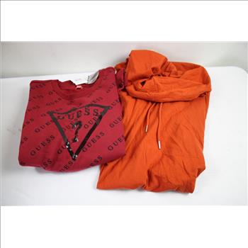 Puma, Tahari, Guess, And More Clothing Lot - Cardigans, Hoodie, And More, 6 Pieces