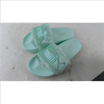 Puma Womens Fur Slides Size 8.5