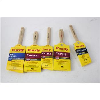 Purdy Paintbrush Lot, 5 Pieces