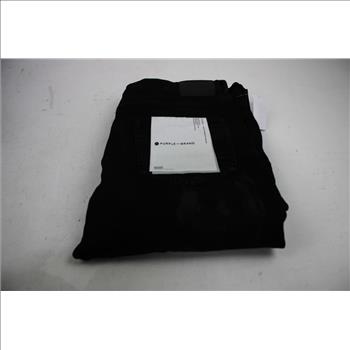 Purple Brand Slim Fit Low Rise With Slim Leg Black Jeans, Size 38