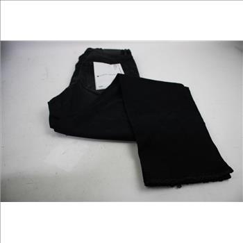 Purple Brand Slim Straight Mid Rise With Straight Leg Jeans, Black, Size 34