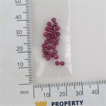 Purple Faceted Loose Jewelry Craft Stone Beads, 25+ Pieces