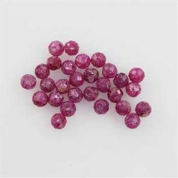 Purple Faceted Loose Jewelry Craft Stone Beads, 25+ Pieces
