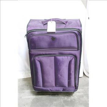 Purple Rolling Suitcase