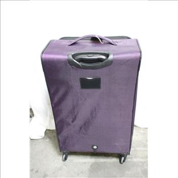 Purple Rolling Suitcase