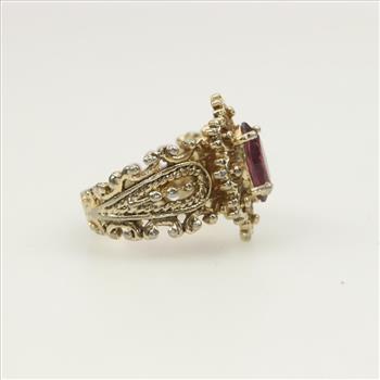 Purple Stone Fashion Ring