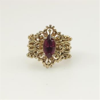 Purple Stone Fashion Ring
