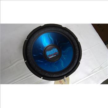 Pyle Car Subwoofer Speaker, Blue, PL1090BL