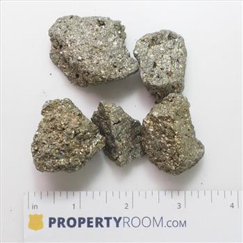 Pyrite-like Stones, 5 Pieces