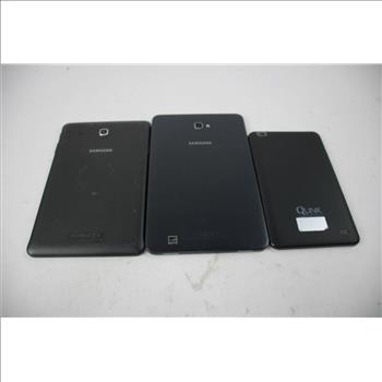 QLink And Samsung Tablet Lot, 3 Pieces