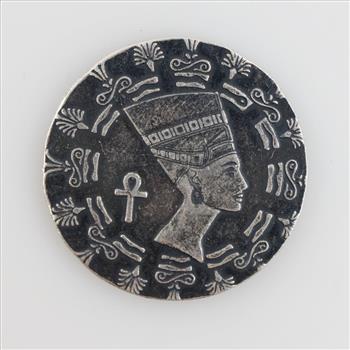 Queen Nefertiti Fine Silver Relic 1/10oz Round